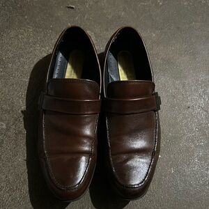 Men’s Kenneth Cole New York’s Loafer shoes 9.5 M cognac color